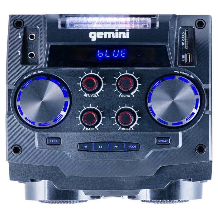 Gemini GSYS-2000 2000W Bluetooth Party Speaker With Dual 8" Woofers