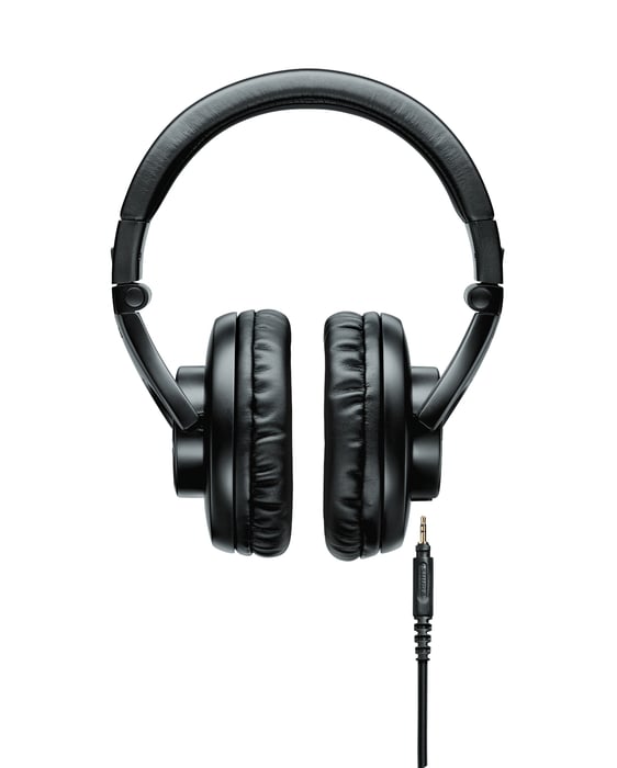 Shure SRH440 Professional Closed-Back Folding Headphones With Detachable Cable