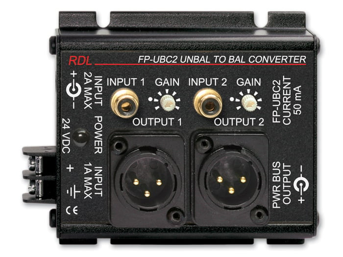 RDL FP-UBC2 2-Channel Unbalanced To Balanced Converter