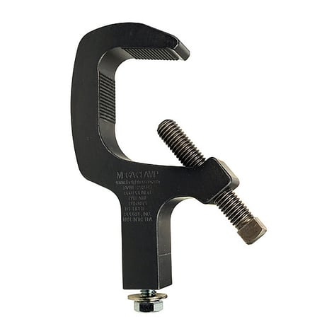 The Light Source MAB3/8 Mega-Clamp With 3/8" Bolt, Black Anodized