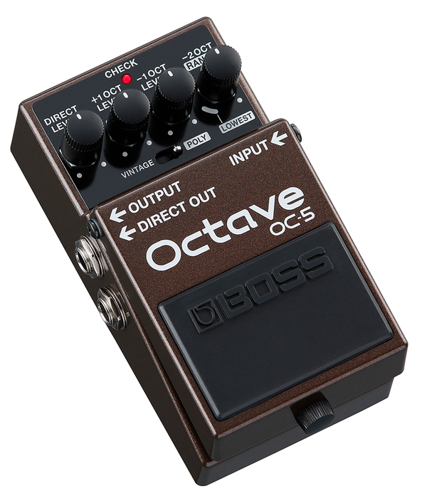 Boss OC-5 Octave Pedal With Vintage And Polyphonic Modes