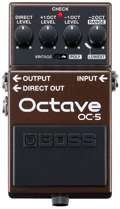 Boss OC-5 Octave Pedal With Vintage And Polyphonic Modes