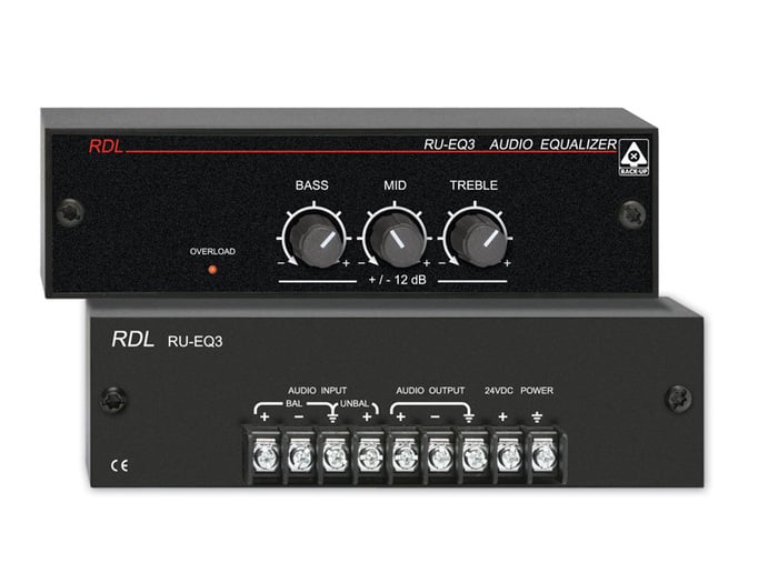 RDL RUEQ3 RACK-UP 3-Band Equalizer