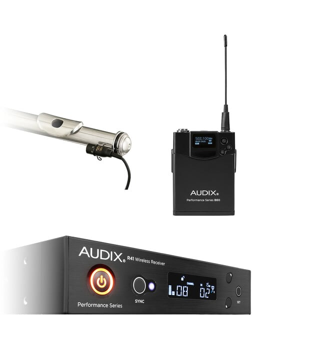 Audix AP41FLUTE 40 Series Single-Channel Wireless Flute Mic System