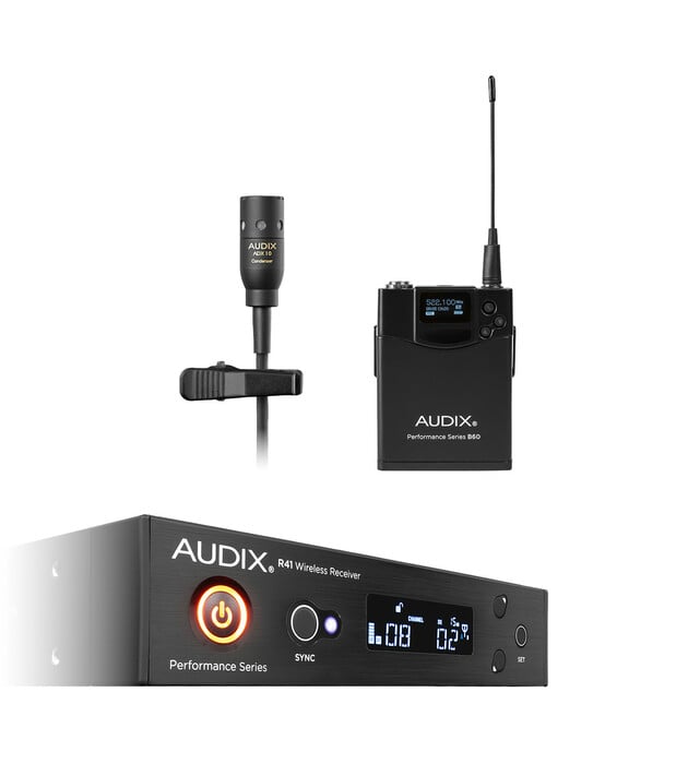 Audix AP41L10A 40 Series Single-Channel Wireless System With B50 Bodypack And ADX10 Lavalier Mic