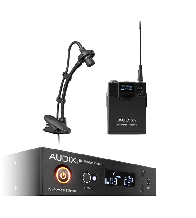 Audix AP41SAX 40 Series Single-Channel Wireless Clip-on Instrument Mic Sys
