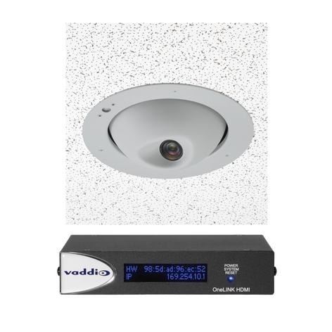 Vaddio RoboFLIP 30 HDBaseT OneLINK Ceiling Mounted PTZ Camera System