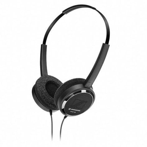 Sennheiser HP 02-100 On-Ear Headphones With 3.5mm Straight Conector, 20 Pairs