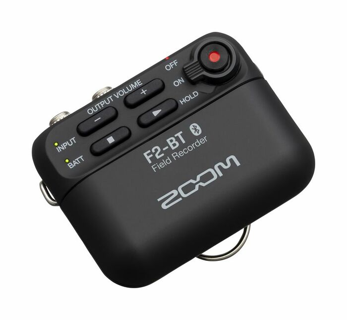 Zoom F2 Bluetooth 32-bit Compact Bluetooth Audio Field Recorder With LFM-2 Lav Mic