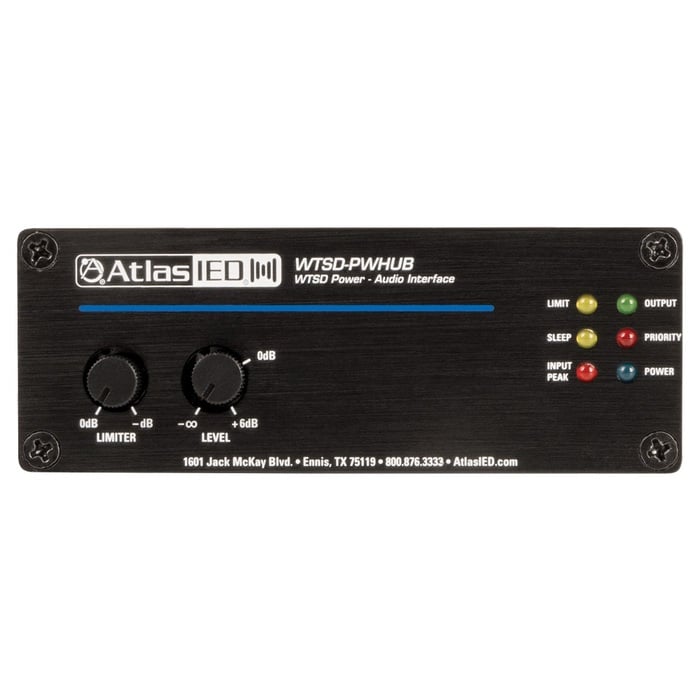 Atlas IED WTSD-PWHUB AUDIO POWER CONTROL INTERFACE