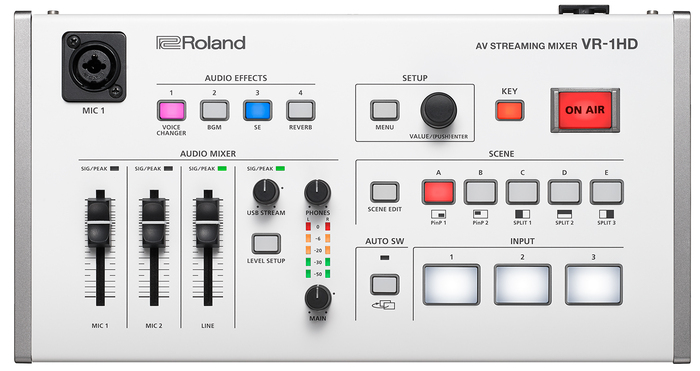Roland Professional A/V VR-1HD [Restock Item] AV Streaming Mixer