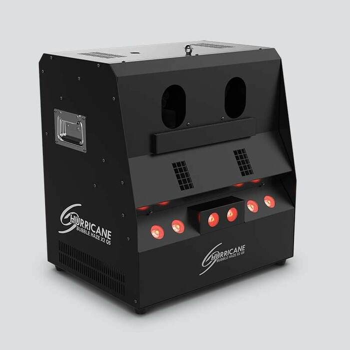 Chauvet DJ Hurricane Bubble Haze X2 Q6 Atmospheric Bubble Haze Machine With 6 RGB + UV LEDs