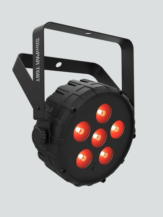 Chauvet DJ SlimPAR T6BT High-Output Wash Light With Six RGB LEDs, Built-In Bluetooth