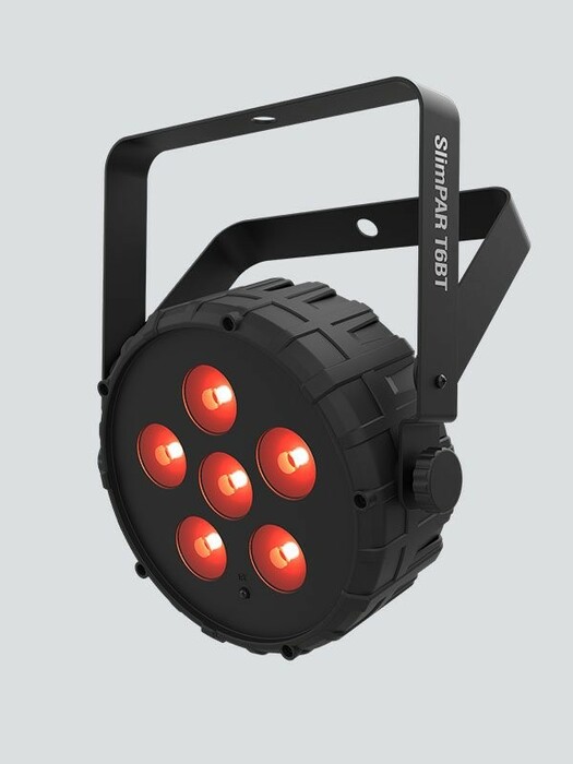 Chauvet DJ SlimPAR T6BT High-Output Wash Light With Six RGB LEDs, Built-In Bluetooth