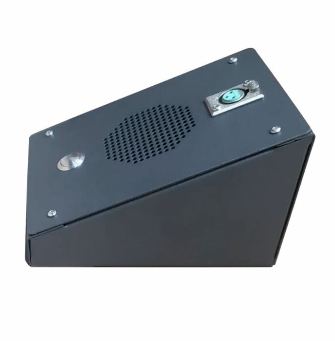 Quam DTS4T Desktop PTT Station W/ 3 Pin XLR,  3"speaker W/ Transformer