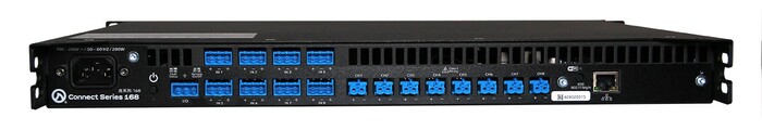 LEA Professional CONNECT 168 8 Channel X 160W @ 4?, 8?, 70V And 100V Smart Amplifier W/ DSP, Wi-Fi Or FAST Ethernet Connectivity, IoT-Enabled, 1 RU