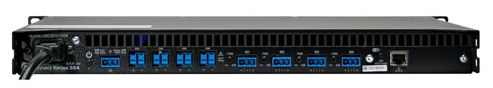 LEA Professional CONNECT 354 4 Channel X 350W @ 4/8 Ohms, 70/100V Smart Amplifier W/ DSP, Wi-Fi Or FAST Ethernet Connectivity, IoT-Enabled, 1 RU