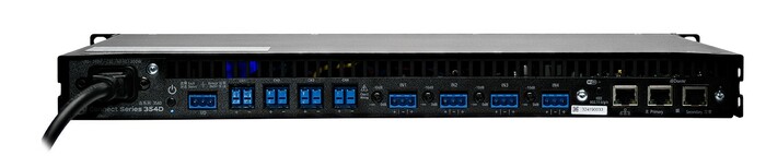 LEA Professional CONNECT 354D 4 Channel X 350W @ 4/8 Ohms, 70/100V Smart Amplifier W/ Dante, DSP, Wi-Fi Or FAST Ethernet Connectivity, IoT-Enabled, 1 RU