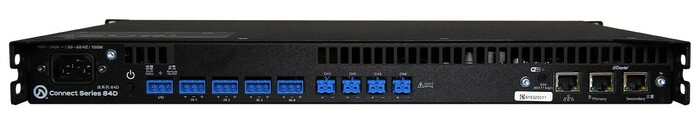 LEA Professional CONNECT 84D 4 Channel X 80W @ 4/8 Ohms, 70/100V Smart Amplifier W/ Dante, DSP, Wi-Fi Or FAST Ethernet Connectivity, IoT-Enabled, 1 RU