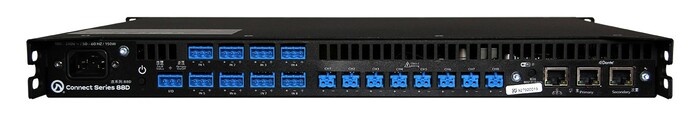 LEA Professional CONNECT 88D 8 Channel X 80W @ 4/8 Ohms, 70/100V Smart Amplifier W/ Dante, DSP, Wi-Fi Or FAST Ethernet Connectivity, IoT-Enabled, 1 RU