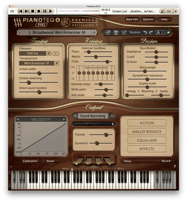 Pianoteq Kremsegg Collection 2 Broadwood, Pleyel, Frenzel, And Bechstein Piano Models [Virtual]