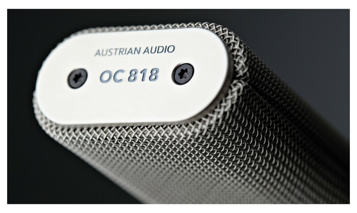 Austrian Audio OC818-DUAL-PLUS OC818 Pair W/Mounts, Mic Clips, Windshields, Mount Bar, Case