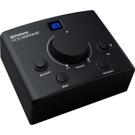 PreSonus MICROSTATION-BT 2.1 Monitor Controller, BT Input, Dedicated Subwoofer Output