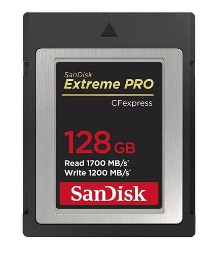 SanDisk 128GB Extreme Pro CFexpress Card 128GB RAW 4K Video Memory Card