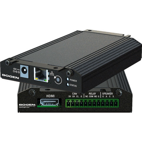 Bogen NQ-GA10PV Nyquist 10W PoE Plenum-Rated Intercom Module W/HDMI Output