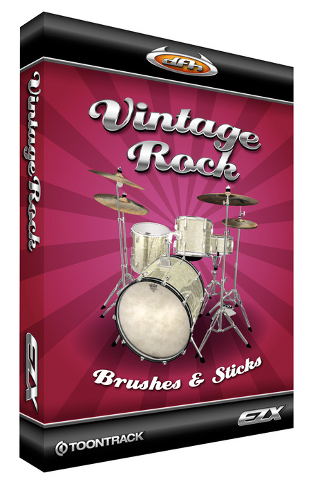 Toontrack VINTAGE-ROCK Vintage Rock EZX Vintage Rock Expansion For EZdrummer/Superior Drummer