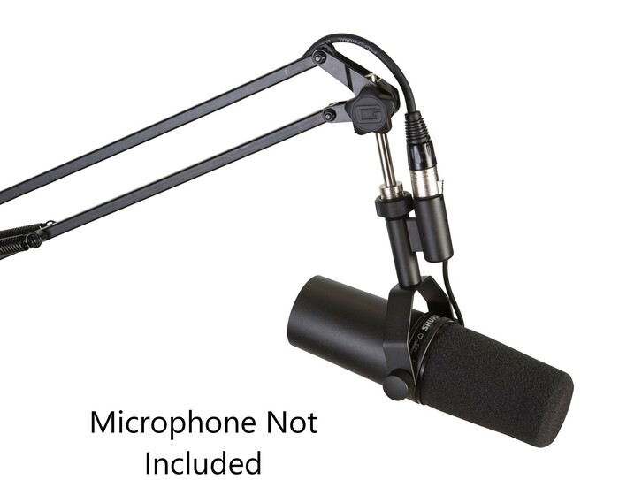 Gator GFWMICBCBM1000 Desk-Mounted Broadcast/Podcast Boom Mic Stand