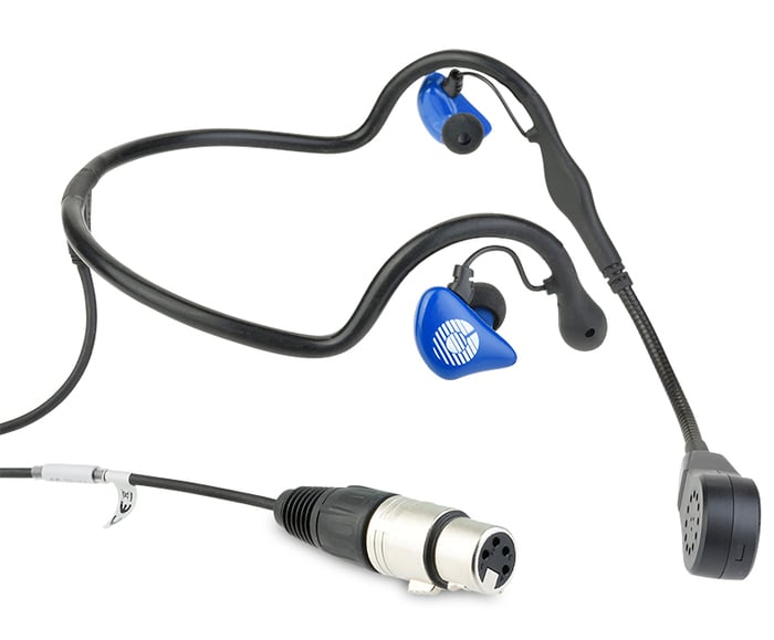 Clear-Com CC-70-X4 Wrap-around Dual Ear 4-Pin XLR Headset