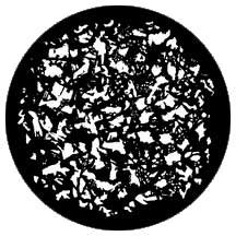 Rosco 77570 Steel Gobo, Sponged