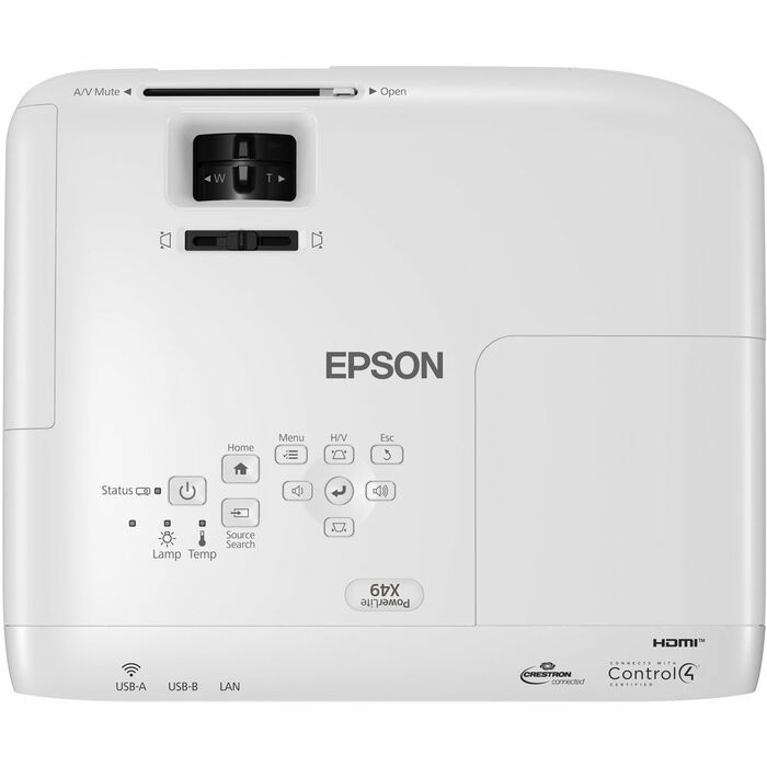 Epson PowerLite X49 3600 Lumens XGA 3LCD Classroom Projector