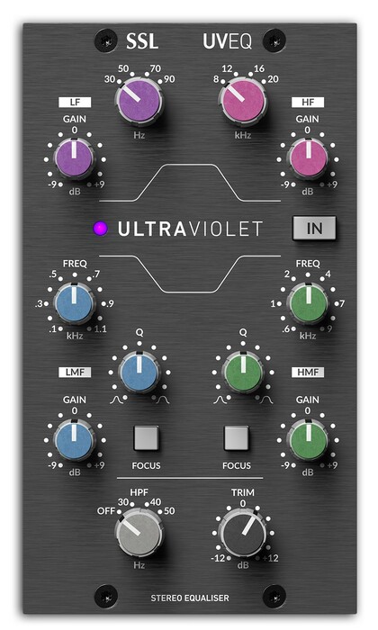 Solid State Logic ULTRAVIOLET-EQ 500 Series ULTRAVIOLET Stereo Equaliser