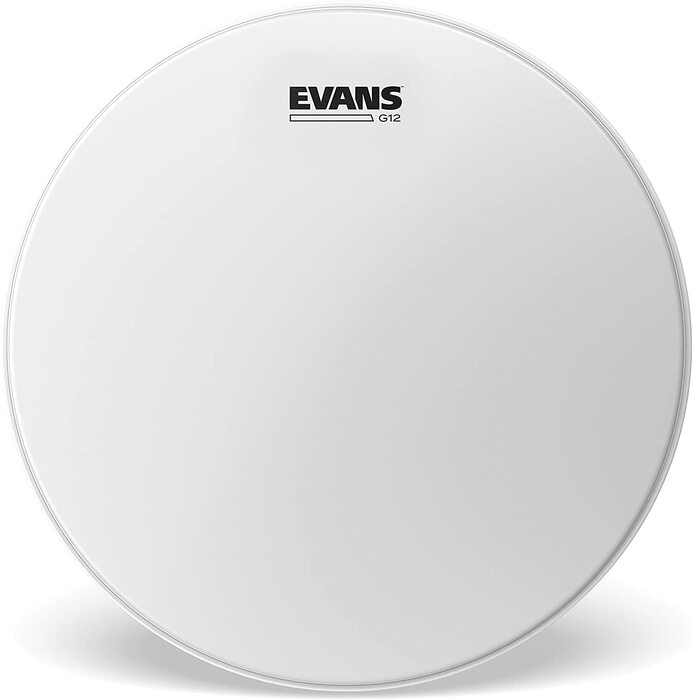 Evans B12G12 12" G12 COATED WHITE DRUM HEAD