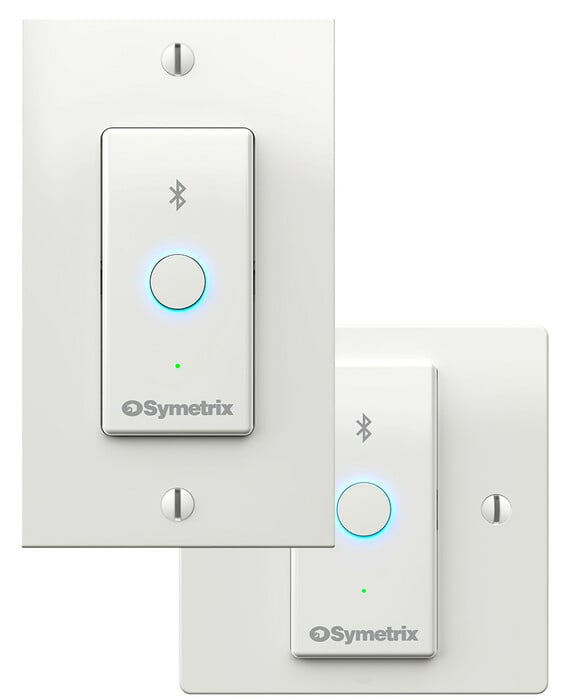 Symetrix XIO-BLUETOOTH Bluetooth Dante Device In A Single Gang Wall Controller