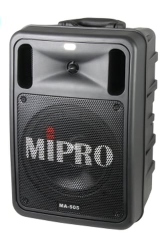 MIPRO MA-505BRR2DPM3 145W Portable PA System With Dual Wireless Receiver