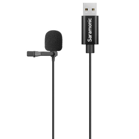Saramonic SR-ULM10L Clip-On Lavalier Microphone With USB-A Connector, 6m Cable