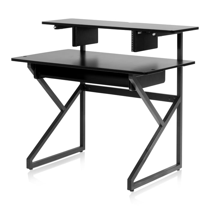 Gator GFW-DESK-MAIN Content Creator Furniture Series Main Desk In Black Finish