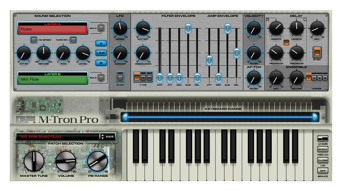 GForce Software M-TRON-PRO Classic Mellotron Emulation [Virtual]