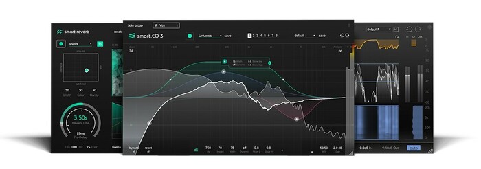 Sonible SONIBLE-SMART-BUNDLE Bundle With EQ2, Smart:Compressor, And Reverb [Virtual]