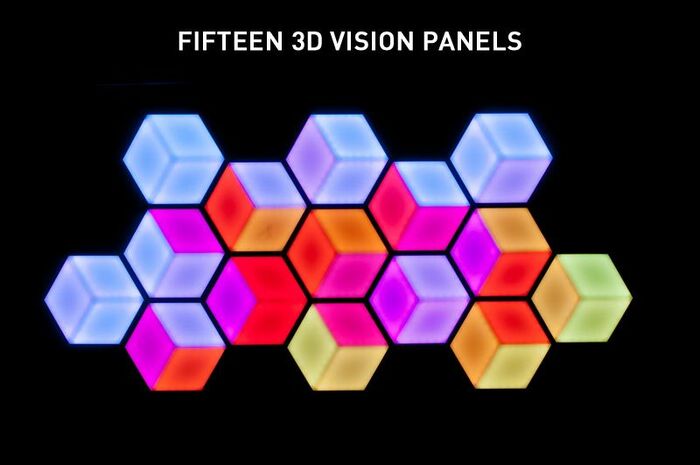 ADJ 3D-VISION-PLUS-SYS-2 15x 3D Vision Plus Panels With With Connecting Hardware