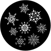 Rosco 79129 Steel Gobo, Snowflakes 2