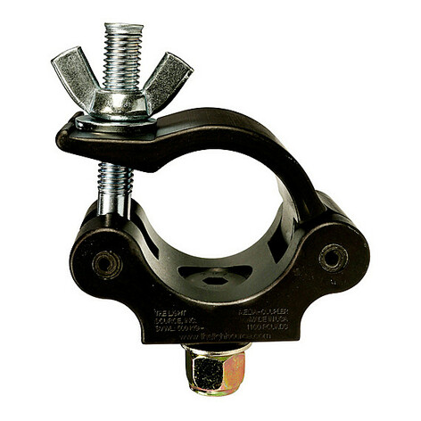 The Light Source MLB1/2CS-SW Mega-Coupler, 1/2" Flat Head Bolt And Steel Wingnut, Black