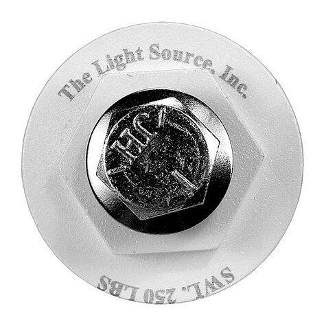 The Light Source UB2W Uni-Bolt For Strut Channels, White