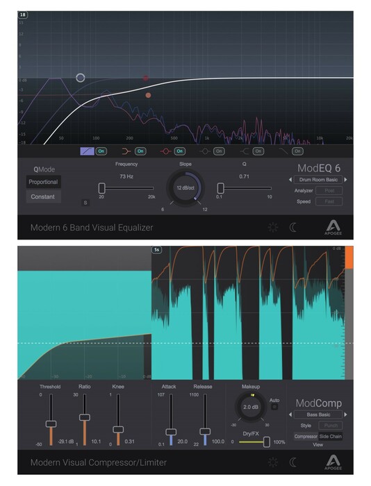 Apogee Electronics FX-BUNDLE-MODFX-V1 Bundle Of 2 Modern FX Plugins Plus Rack [Virtual]