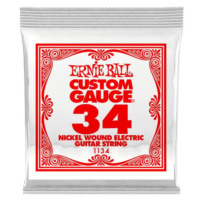 Ernie Ball P01134 .034 Nickel Wound Electric Guitar String