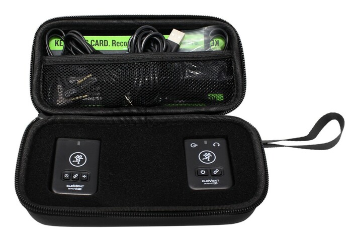 Mackie EleMent Wave LAV Digital Wireless Microphone System With Lav Mic, 2.4 GHz
