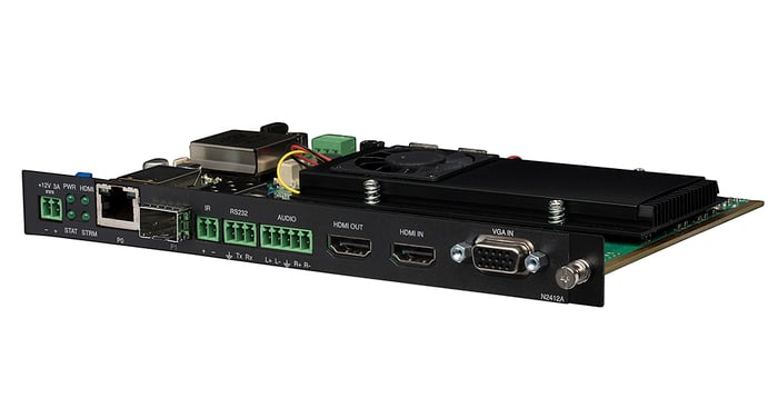 AMX NMX-ENC-N2412A-C JPEG 2000 4K60 4:4:4 & HDR Video Over IP Encoder Card